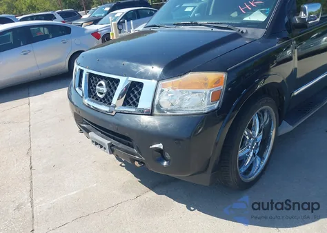 2014 Nissan Armada Platinum z USA, uszkodzony, nr VIN 5N1BA0NF1EN601619